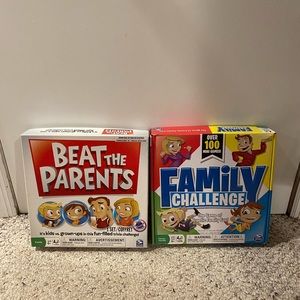 Beat the Parents and Family Challenge Board Game Set